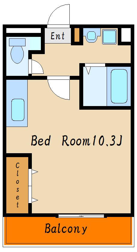 ソレイユS.T.Ⅰの間取り