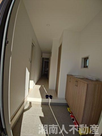 平塚市四之宮3丁目　未入居戸建の玄関|シンプルで使いやすい玄関です