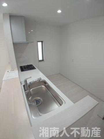 平塚市四之宮3丁目　未入居戸建のキッチン|きれいなキッチンです