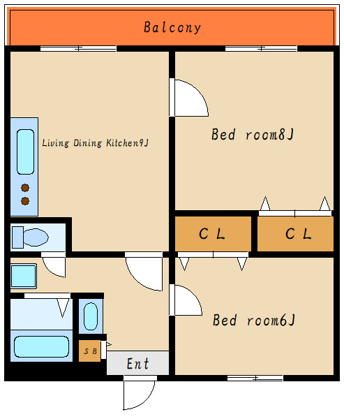 ヴィ　フォレストⅡの間取り