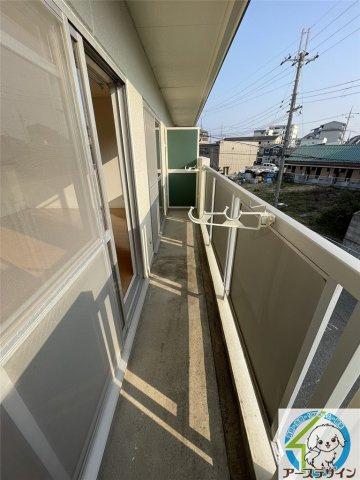 ラークハイツのバルコニー