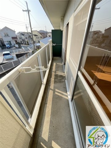 ラークハイツのバルコニー