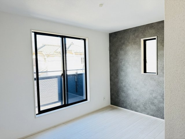 八王子市　大和田町　新築一戸建て　８期の寝室|～2階バルコニーに面している6.5帖の主寝室です～