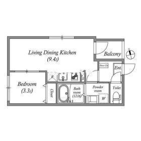 （仮称）大東町三丁目Cの間取り