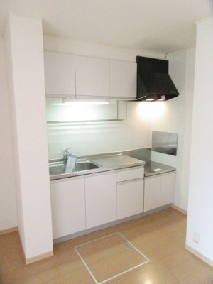 【キッチン】 | アンベリールＢ2DKH | きれいなキッチンです