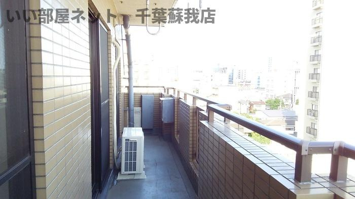 アーバンエクセル蘇我のバルコニー|暖かな日差しのふりそそぐバルコニー