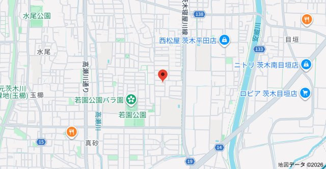 エクセル南茨木の地図