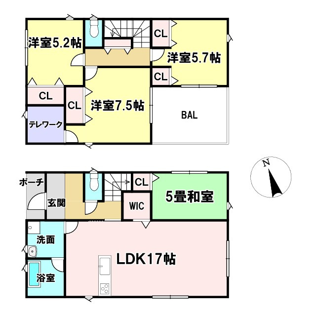 中央台１丁目　新築戸建て　2号棟