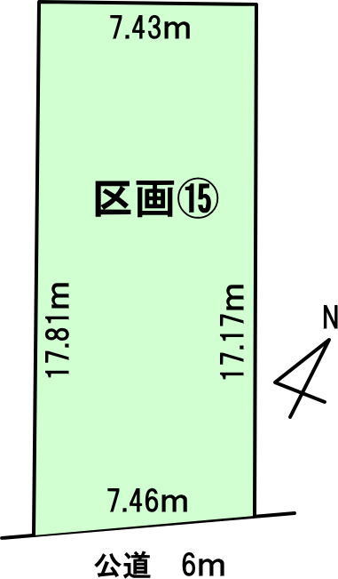 碧南市入船町７丁目の土地図