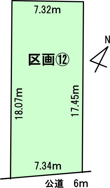 碧南市入船町７丁目の土地図