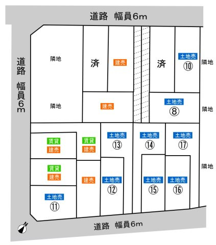 碧南市入船町７丁目の区画図