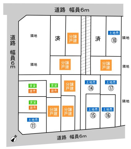碧南市入船町７丁目の区画図