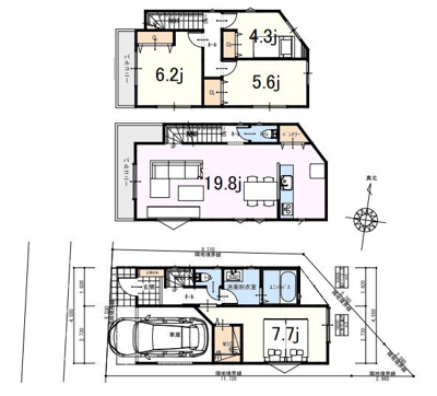 【参考プラン】 | さいたま市浦和区常盤9丁目 売地