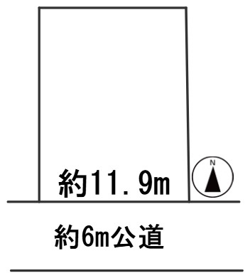 ６５７４２　各務原市松が丘土地の区画図