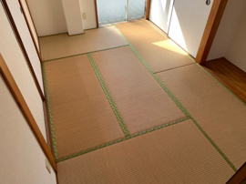 明るい和室です
