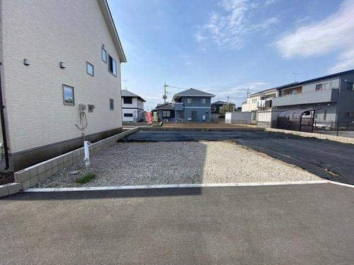 下都賀郡壬生町落合　全6区画の前面道路含む現地写真|〇３号地　現地写真〇
駐車二台可能です☆
（2024年4月）撮影