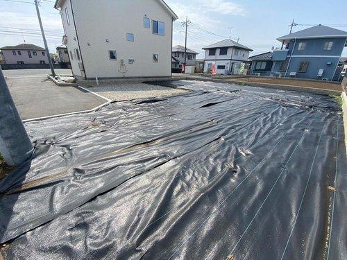 下都賀郡壬生町落合　全6区画の外観|〇３号地　現地写真〇
南に面していますので日当たりも良好です！
（2024年4月）撮影