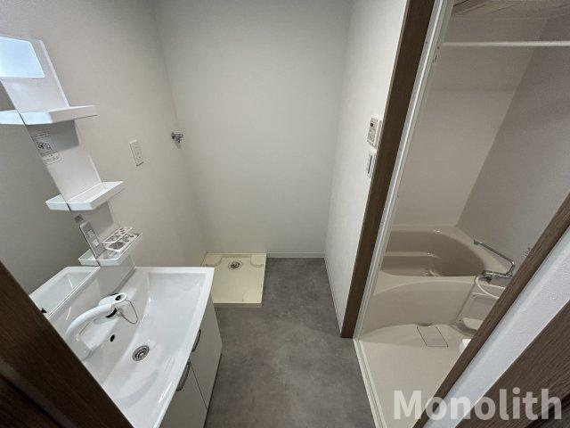 Feliz高石千代田の洗面所