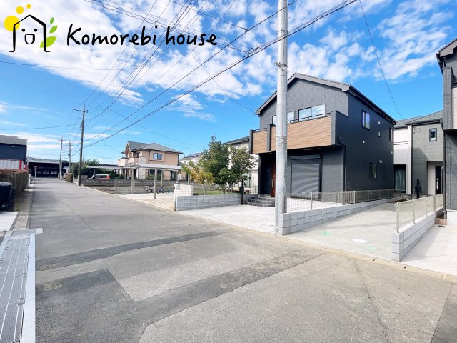 さいたま市北区吉野町2丁目192番11　新築一戸建て　Aの前面道路含む現地写真|前面道路含む現地写真です