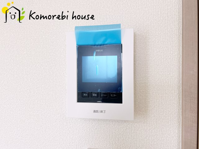 さいたま市北区吉野町2丁目192番11　新築一戸建て　Bの防犯設備|モニター付インターホンです