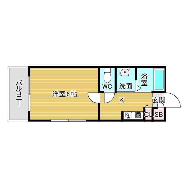 シバヤ中津の間取り
