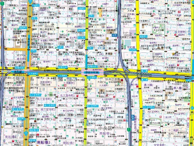 【地図】 | プレサンス堺筋本町駅前