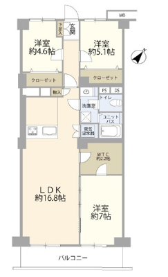 大倉山ハイム 1号棟の画像