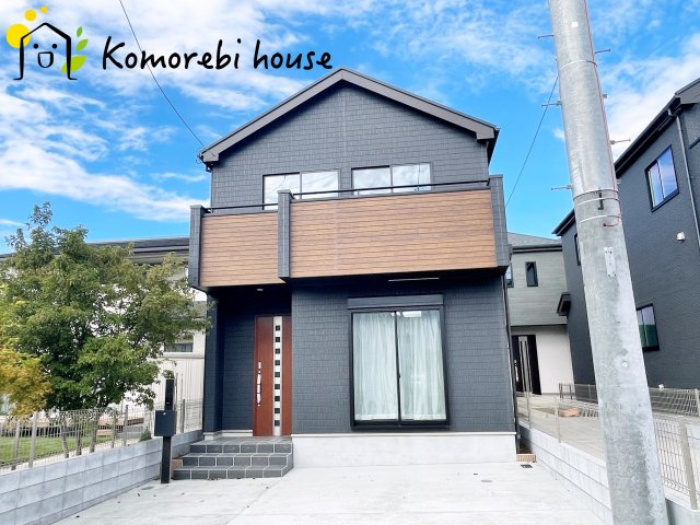 さいたま市北区吉野町2丁目192番11　新築一戸建て　Cの外観|耐久性に優れたサイディング貼りの外観。雨風に強く、汚れにくい素材で美しさが長持ちします。日々のメンテナンス負担を軽減し、家族の暮らしをしっかり守る安心の新築住宅です。