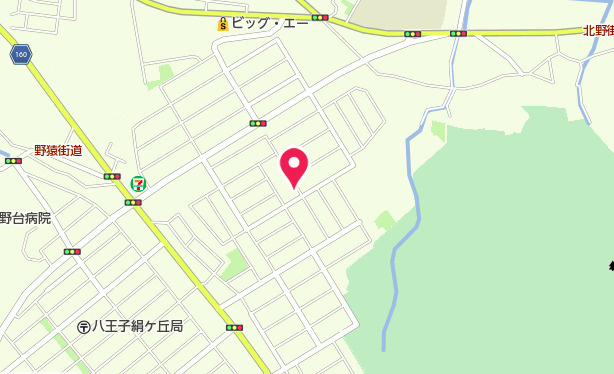 祝　成約済み　八王子市　絹ケ丘　新築戸建て　１１期の地図|～仲介手数料無料☆八王子ひなた不動産～　八王子市絹ケ丘　新築戸建て