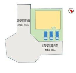 【PaPamaru】宇都宮市富士見町　モデルハウスの区画図|全体区画図