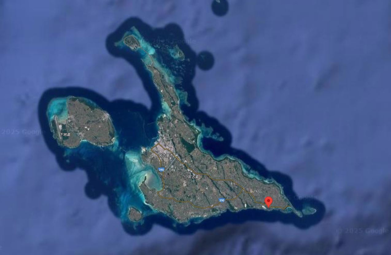 宮古島市城辺保良546-1　外2筆の地図
