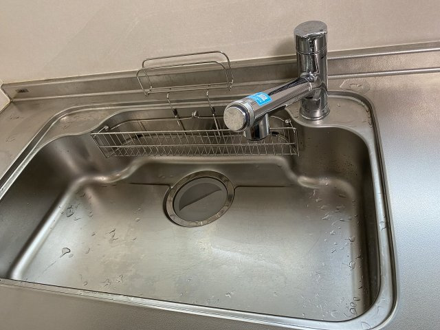 新道売住宅のキッチン|シンク