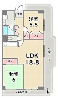 【間取り】 | ユニハイム四条梅津
