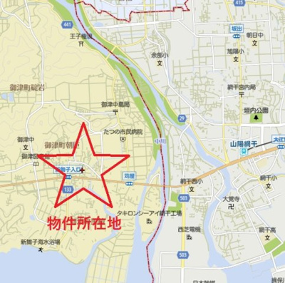 【地図】 | 御津町釜屋貸戸建