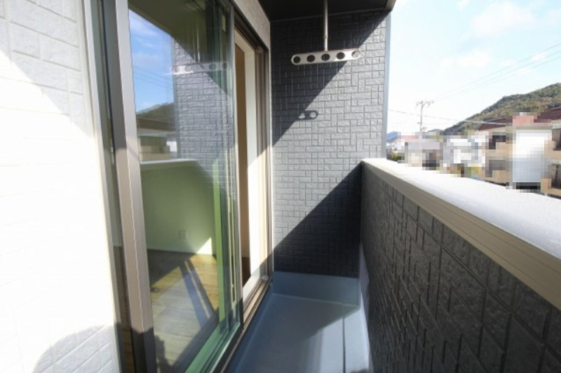 いの町枝川　新築戸建　⑫（全2区画）【内覧可能】のバルコニー|2Ｆ　南西の部屋　7.7帖