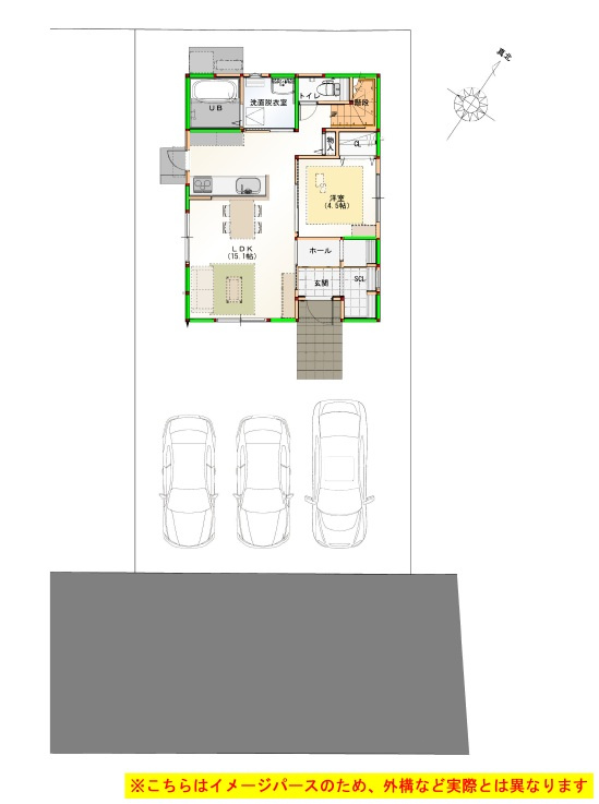 いの町枝川　新築戸建　⑫（全2区画）【内覧可能】の外観|⑫