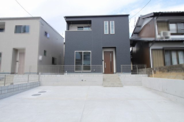 いの町枝川　新築戸建　⑫（全2区画）【内覧可能】の前面道路含む現地写真|南東側　公道　6.0ｍ　接面　9.2ｍ
