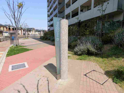 【外観】 | ビッグカーサ堺しらさぎ駅前ｔｏｗｅｒｃａｓａ　Ｄ棟 | 家計にも地球にも優しいオール電化マンション！エコキュートです！