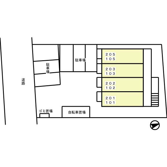 サンモールの区画図
