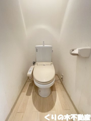 【トイレ】 | サンガーデンひあさB棟 | 清潔感のあるトイレです