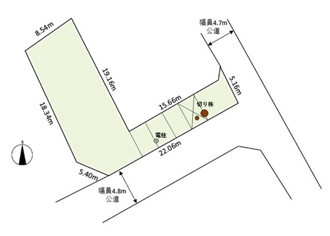 【区画図】 | ◇◆秦野市東田原 売地◆◇ | 建築条件なしの為、お好きなハウスメーカーで建築可能です！