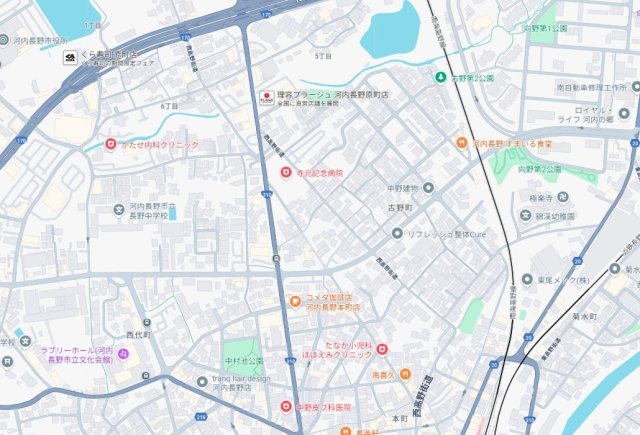 河内長野市古野町　第1期　新築一戸建ての地図