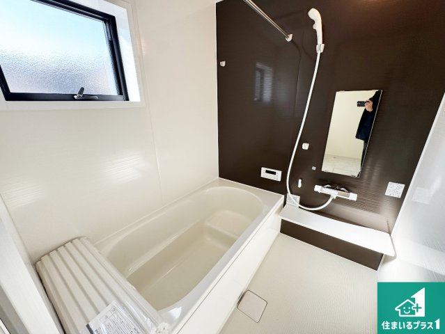 河内長野市古野町　第1期　新築一戸建ての前面道路含む現地写真|周辺は落ち着いた街並みの住宅地！子育てがしやすい住環境です！まだ未完成ですが、現地でしかわからない事もございます。是非一度ご覧ください。