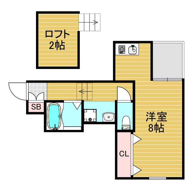サンハイム下新庄の間取り