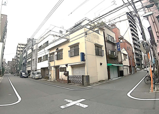 台東区浅草６丁目の古屋付売地の外観