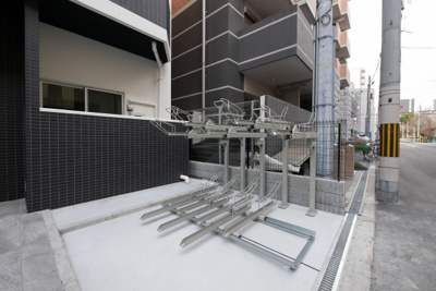 【その他共用部分】 | URBAN PARK難波南 | 駐輪場です