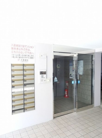 クレール須崎のエントランス