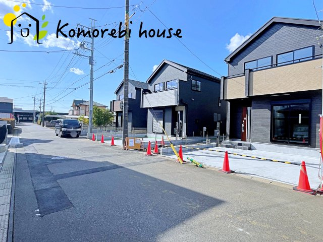 さいたま市北区吉野町2丁目192番11　新築一戸建て　Eの前面道路含む現地写真|綺麗な住宅街が広がっています♪
大通りに面していないので比較的安全です♪