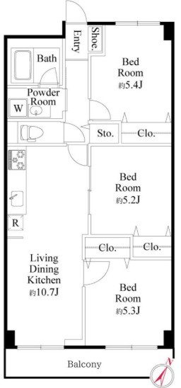 【間取り】 | 白鳥ハウス