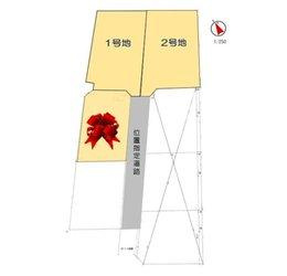 真岡市台町　全3区画の区画図|全体区画図